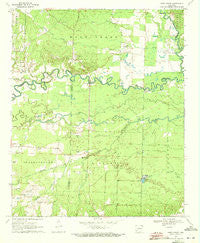 Piney Grove Arkansas Historical topographic map, 1:24000 scale, 7.5 X 7.5 Minute, Year 1970