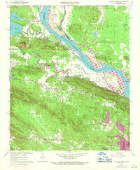 Pinnacle Mountain Arkansas Historical topographic map, 1:24000 scale, 7.5 X 7.5 Minute, Year 1961