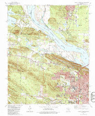 Pinnacle Mountain Arkansas Historical topographic map, 1:24000 scale, 7.5 X 7.5 Minute, Year 1986