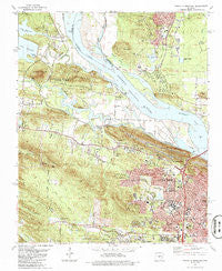 Pinnacle Mountain Arkansas Historical topographic map, 1:24000 scale, 7.5 X 7.5 Minute, Year 1986
