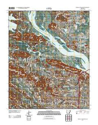 Pinnacle Mountain Arkansas Historical topographic map, 1:24000 scale, 7.5 X 7.5 Minute, Year 2011