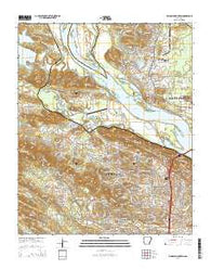 Pinnacle Mountain Arkansas Current topographic map, 1:24000 scale, 7.5 X 7.5 Minute, Year 2014