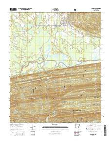 Plainview Arkansas Current topographic map, 1:24000 scale, 7.5 X 7.5 Minute, Year 2014