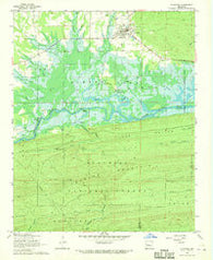 Plainview Arkansas Historical topographic map, 1:24000 scale, 7.5 X 7.5 Minute, Year 1968