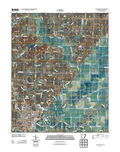 Pocahontas Arkansas Historical topographic map, 1:24000 scale, 7.5 X 7.5 Minute, Year 2011