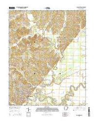 Pocahontas Arkansas Current topographic map, 1:24000 scale, 7.5 X 7.5 Minute, Year 2014