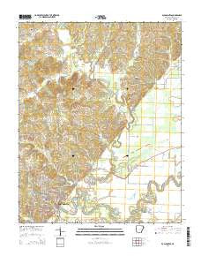 Pocahontas Arkansas Current topographic map, 1:24000 scale, 7.5 X 7.5 Minute, Year 2014