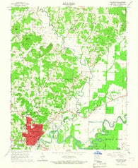 Pocahontas Arkansas Historical topographic map, 1:24000 scale, 7.5 X 7.5 Minute, Year 1966