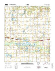 Pocket Prairie Arkansas Current topographic map, 1:24000 scale, 7.5 X 7.5 Minute, Year 2014