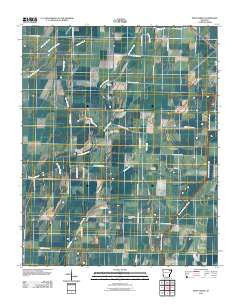 Podo Creek Arkansas Historical topographic map, 1:24000 scale, 7.5 X 7.5 Minute, Year 2011