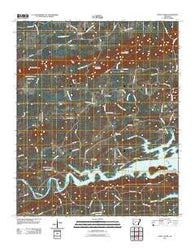 Point Cedar Arkansas Historical topographic map, 1:24000 scale, 7.5 X 7.5 Minute, Year 2011