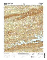 Point Cedar Arkansas Current topographic map, 1:24000 scale, 7.5 X 7.5 Minute, Year 2014