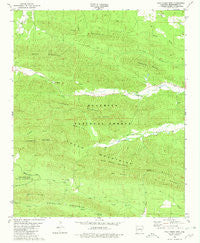 Polk Creek Mtn Arkansas Historical topographic map, 1:24000 scale, 7.5 X 7.5 Minute, Year 1980