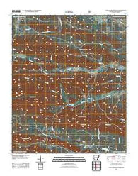 Polk Creek Mountain Arkansas Historical topographic map, 1:24000 scale, 7.5 X 7.5 Minute, Year 2011