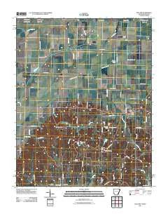 Pollard Arkansas Historical topographic map, 1:24000 scale, 7.5 X 7.5 Minute, Year 2011