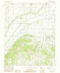 Pollard Arkansas Historical topographic map, 1:24000 scale, 7.5 X 7.5 Minute, Year 1984