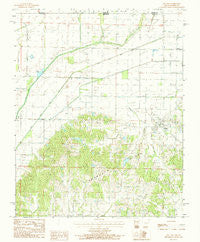 Pollard Arkansas Historical topographic map, 1:24000 scale, 7.5 X 7.5 Minute, Year 1984