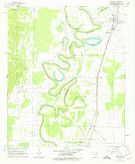 Portland Arkansas Historical topographic map, 1:24000 scale, 7.5 X 7.5 Minute, Year 1960