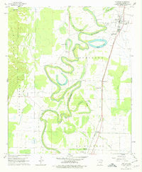 Portland Arkansas Historical topographic map, 1:24000 scale, 7.5 X 7.5 Minute, Year 1960