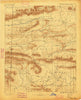 Poteau Mountain Arkansas Historical topographic map, 1:125000 scale, 30 X 30 Minute, Year 1890