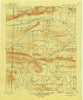 Poteau Mountain Arkansas Historical topographic map, 1:125000 scale, 30 X 30 Minute, Year 1899