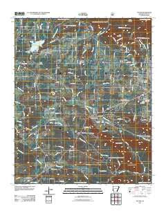 Potter Arkansas Historical topographic map, 1:24000 scale, 7.5 X 7.5 Minute, Year 2011