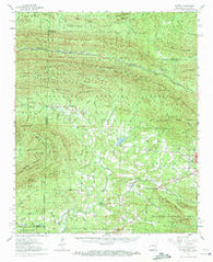 Potter Arkansas Historical topographic map, 1:62500 scale, 15 X 15 Minute, Year 1958