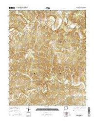 Poughkeepsie Arkansas Current topographic map, 1:24000 scale, 7.5 X 7.5 Minute, Year 2014