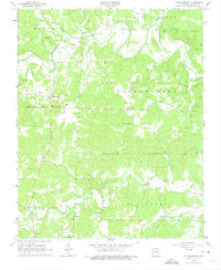 Poughkeepsie Arkansas Historical topographic map, 1:24000 scale, 7.5 X 7.5 Minute, Year 1965