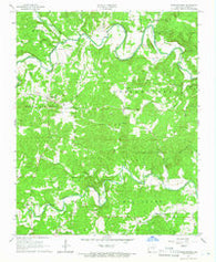 Poughkeepsie Arkansas Historical topographic map, 1:24000 scale, 7.5 X 7.5 Minute, Year 1965