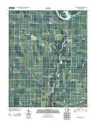 Powers Slough Arkansas Historical topographic map, 1:24000 scale, 7.5 X 7.5 Minute, Year 2011
