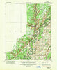 Powhatan Arkansas Historical topographic map, 1:62500 scale, 15 X 15 Minute, Year 1935