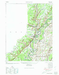 Powhatan Arkansas Historical topographic map, 1:62500 scale, 15 X 15 Minute, Year 1935
