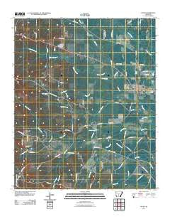 Poyen Arkansas Historical topographic map, 1:24000 scale, 7.5 X 7.5 Minute, Year 2011