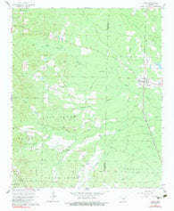 Poyen Arkansas Historical topographic map, 1:24000 scale, 7.5 X 7.5 Minute, Year 1964