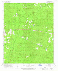 Prague Arkansas Historical topographic map, 1:24000 scale, 7.5 X 7.5 Minute, Year 1964