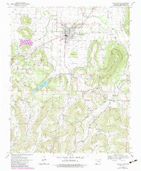 Prairie Grove Arkansas Historical topographic map, 1:24000 scale, 7.5 X 7.5 Minute, Year 1970