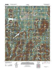 Prairie Grove Arkansas Historical topographic map, 1:24000 scale, 7.5 X 7.5 Minute, Year 2011