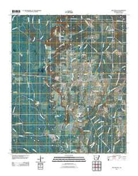 Prattsville Arkansas Historical topographic map, 1:24000 scale, 7.5 X 7.5 Minute, Year 2011