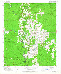 Prattsville Arkansas Historical topographic map, 1:24000 scale, 7.5 X 7.5 Minute, Year 1963