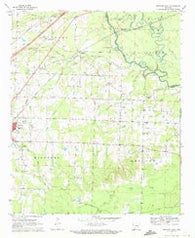 Prescott East Arkansas Historical topographic map, 1:24000 scale, 7.5 X 7.5 Minute, Year 1970