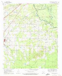 Prescott East Arkansas Historical topographic map, 1:24000 scale, 7.5 X 7.5 Minute, Year 1970