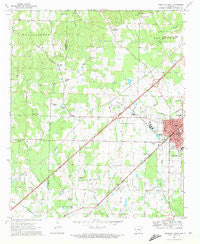 Prescott West Arkansas Historical topographic map, 1:24000 scale, 7.5 X 7.5 Minute, Year 1970