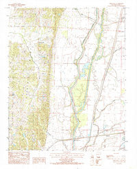 Princedale Arkansas Historical topographic map, 1:24000 scale, 7.5 X 7.5 Minute, Year 1984