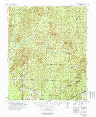 Princeton Arkansas Historical topographic map, 1:62500 scale, 15 X 15 Minute, Year 1978