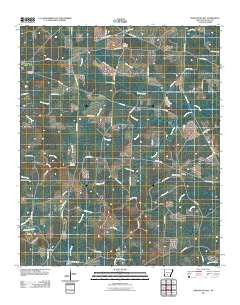 Princeton East Arkansas Historical topographic map, 1:24000 scale, 7.5 X 7.5 Minute, Year 2011