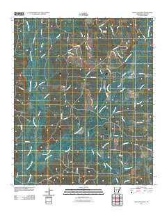 Princeton West Arkansas Historical topographic map, 1:24000 scale, 7.5 X 7.5 Minute, Year 2011