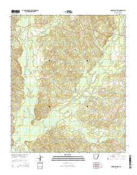 Princeton West Arkansas Current topographic map, 1:24000 scale, 7.5 X 7.5 Minute, Year 2014