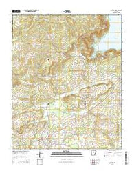 Quitman Arkansas Current topographic map, 1:24000 scale, 7.5 X 7.5 Minute, Year 2014