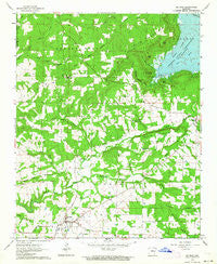 Quitman Arkansas Historical topographic map, 1:24000 scale, 7.5 X 7.5 Minute, Year 1963